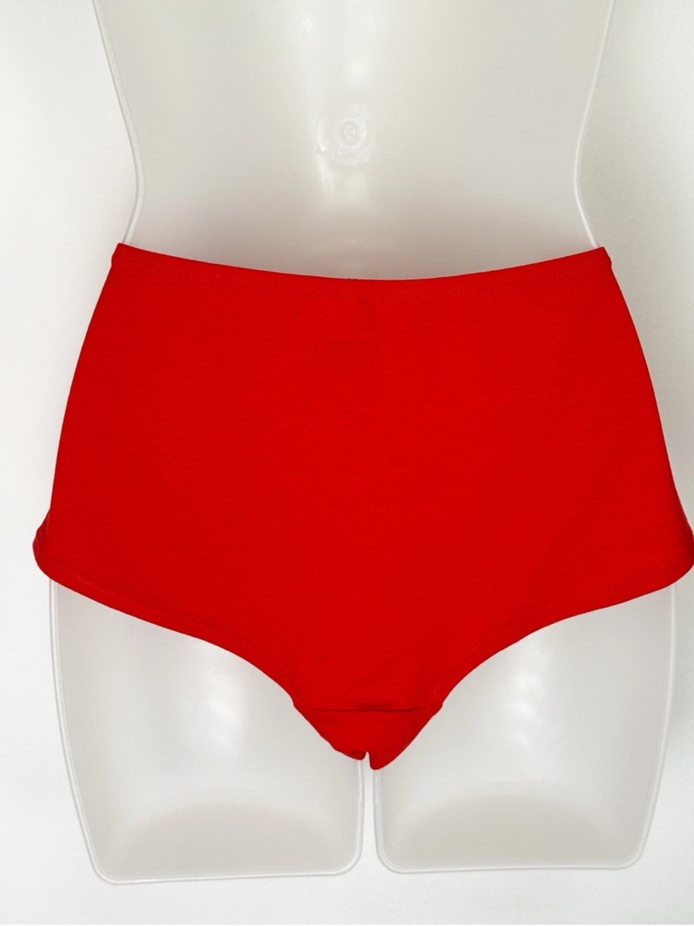 Sz Small US 6 Fashion Nova Red Cotton Underwear Shorts Panties